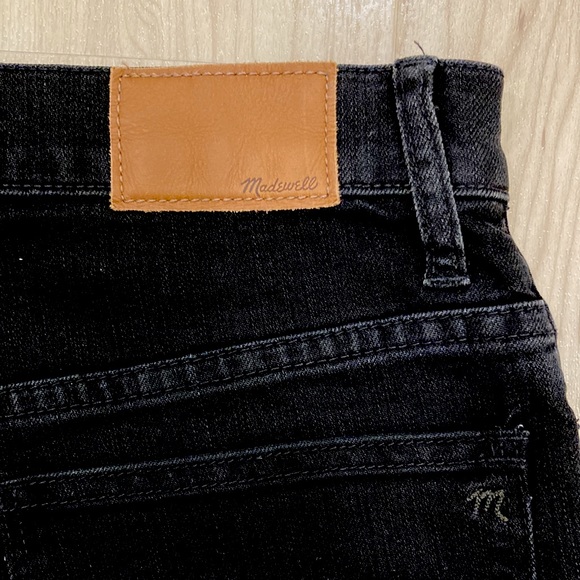 Madewell Slim Wide-Leg High Waist Black Jeans sz 28 - Picture 5 of 6